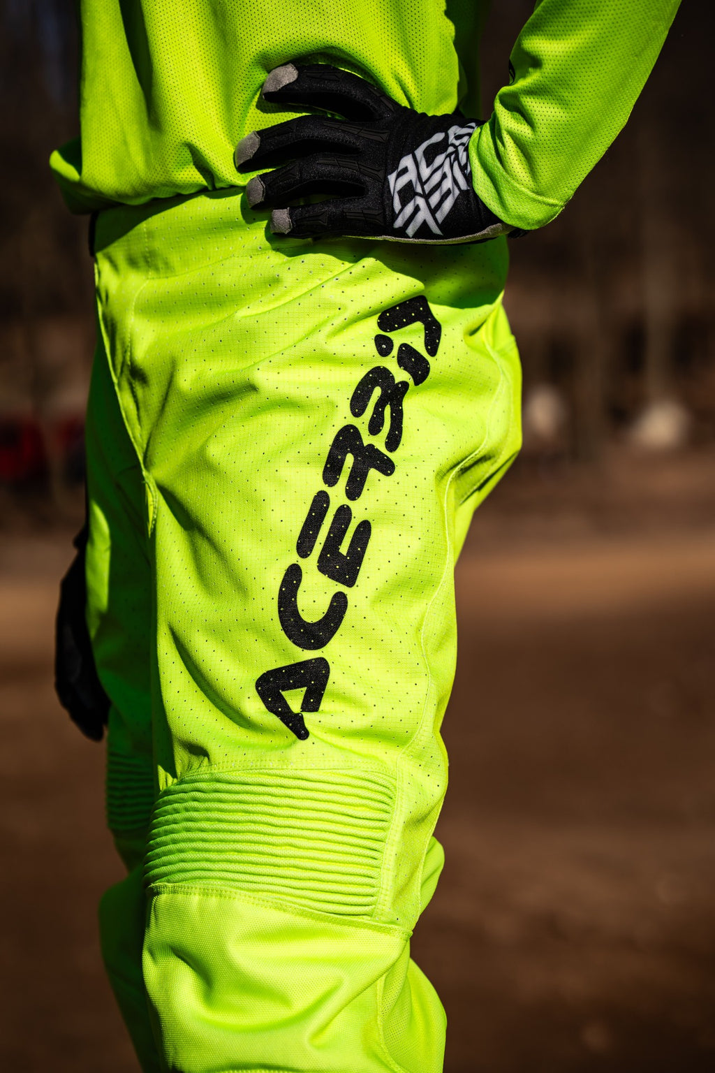 MX/ENDURO PANTS K-WINDY VENTED LIMELIGHT