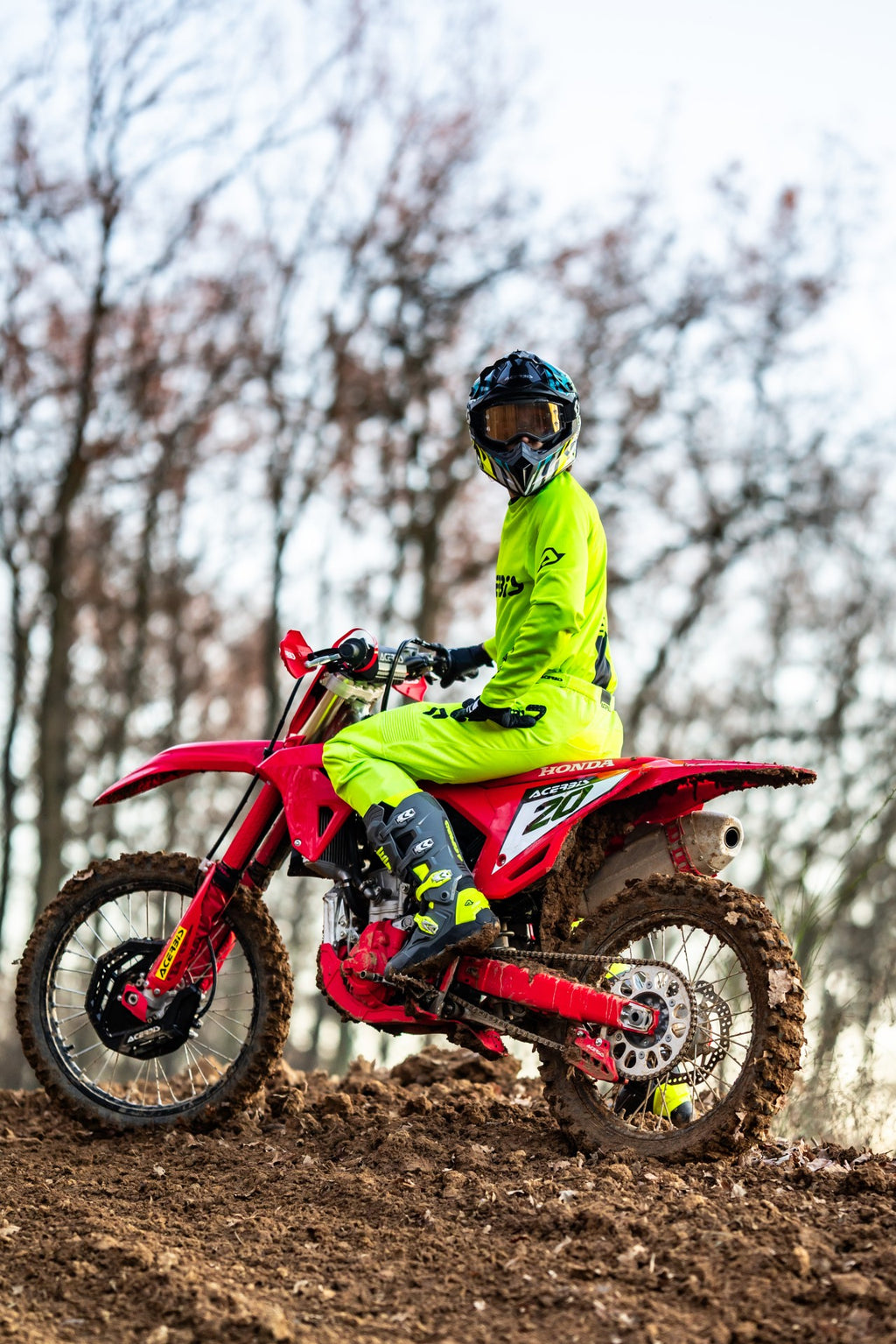 MX/ENDURO PANTS K-WINDY VENTED LIMELIGHT