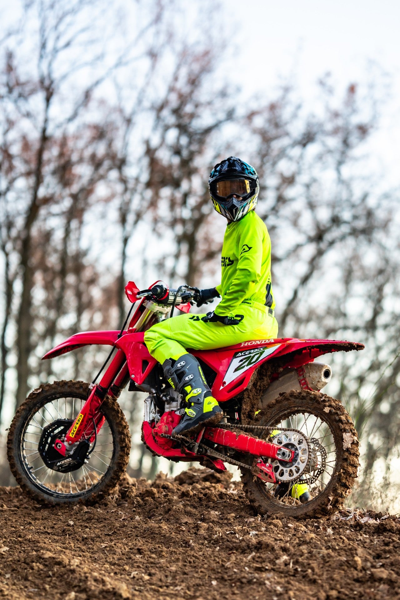 MX/ENDURO PANTS K-WINDY VENTED LIMELIGHT