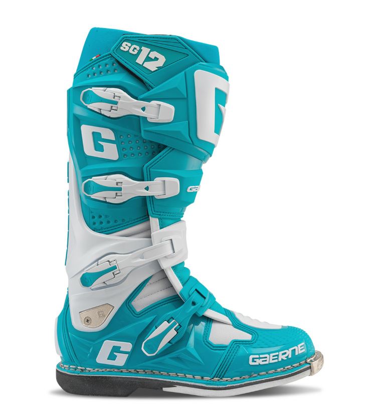 Cizme Gaerne SG12 Portofino Light Blue/White