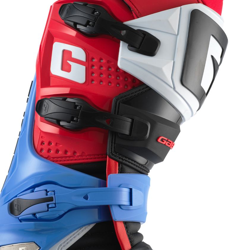 Cizme Gaerne SG 12 Realm White/Black/Red/Blue